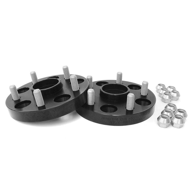 Perrin Wheel Spacers DRM Style 25mm 5x100 56mm Hub Black Anodized